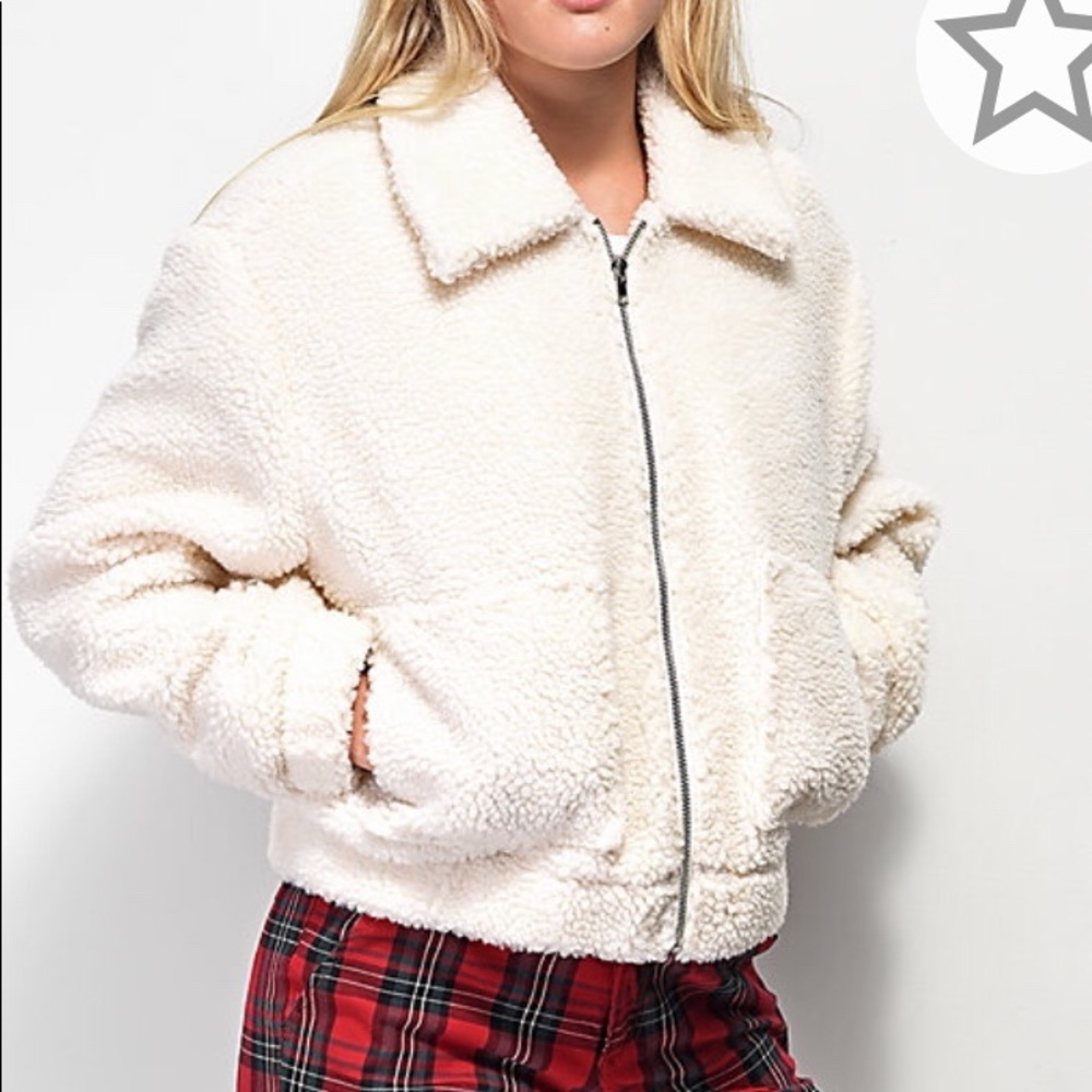White Teddy Jacket